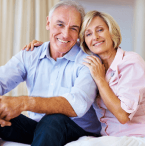 A mature couple smiling in Bolton, Longsight