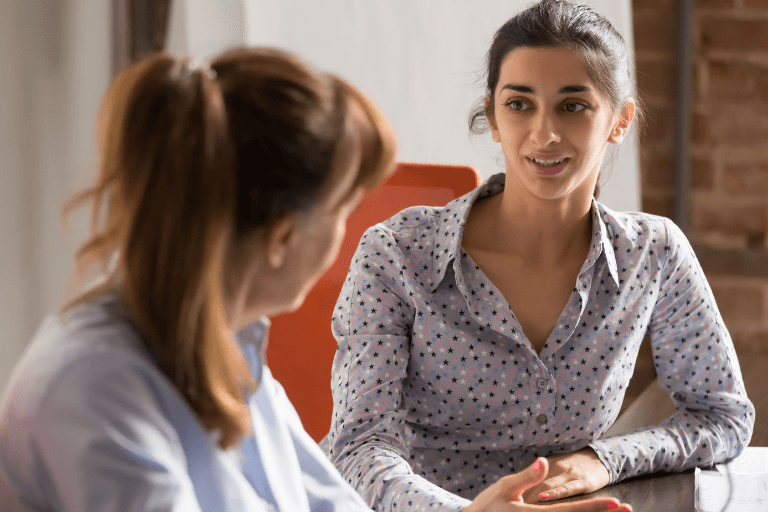 Nervous patients during consultation