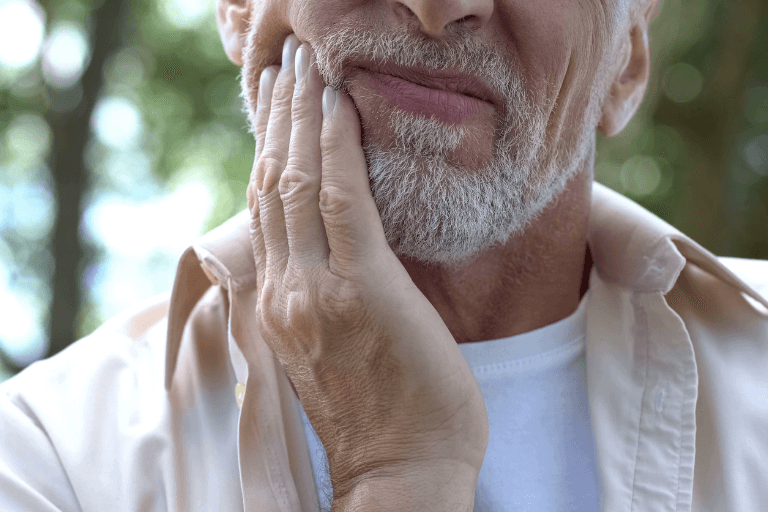 Man with tooth pain in bolton, Harwood